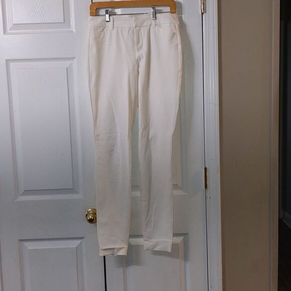 Old Navy White Pixie dress pants Sz 4 - Picture 1 of 6